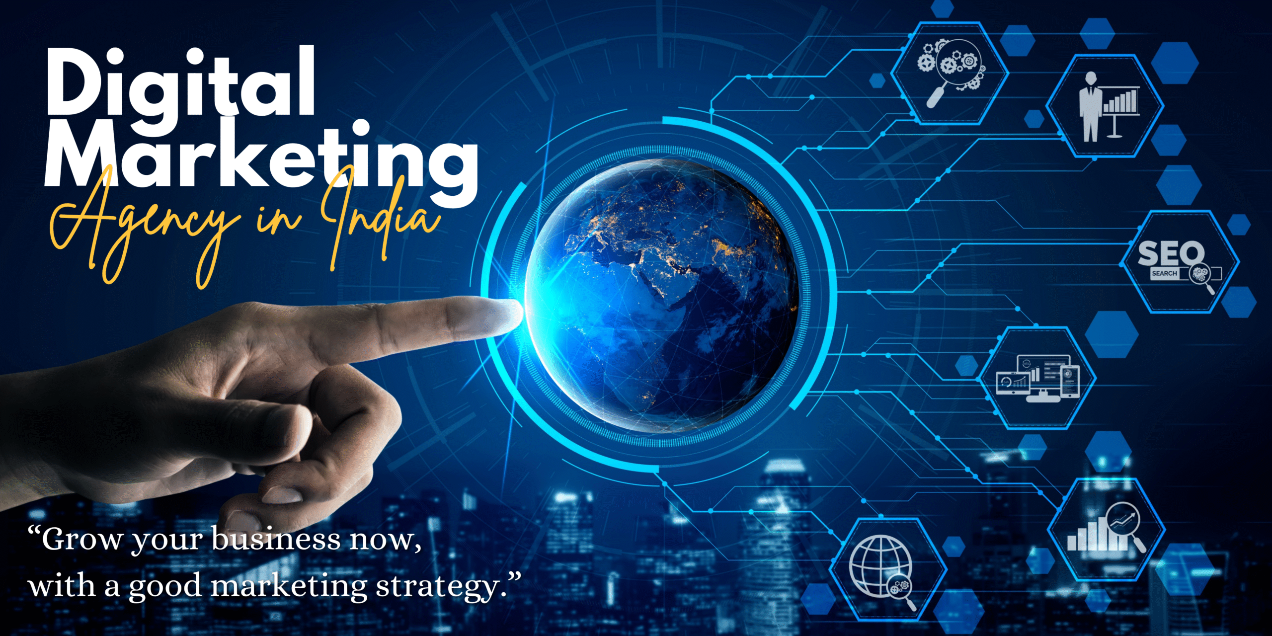 Blue White Yellow Modern Minimalist Digital Marketing Banner (2)